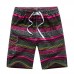 APTRO Men's Swim Trunks Stripes Fashion Printing Summer Shorts